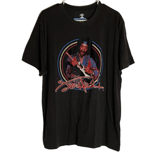 Jimi Hendrix Tour Graphic Tee, Men’s Various Sizes, Dark Gray